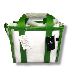 Kate Spade Kip Clear Small Tote "Green Bean" or "KS Green" NWT GIFT